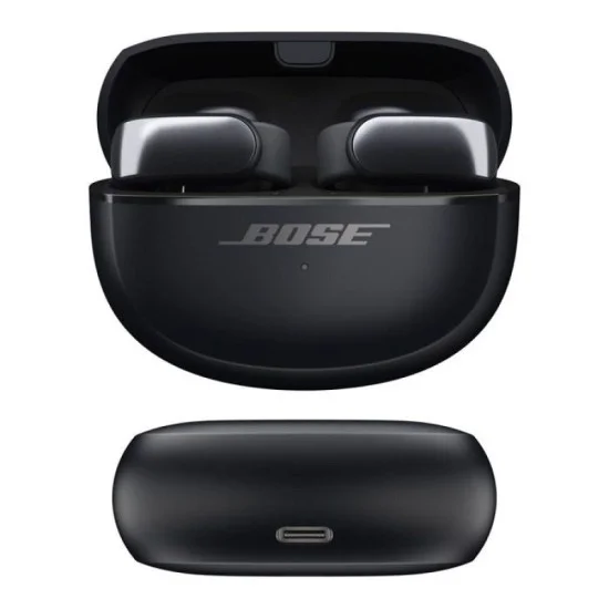 Bose Ultra Open Wireless Earbuds with Open Audio Technology - Black